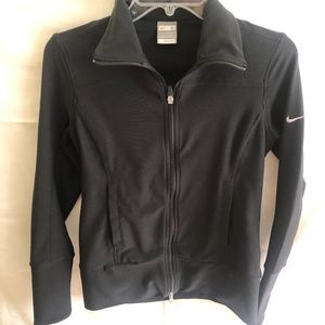 NIKE Zip Up Jacket in Black